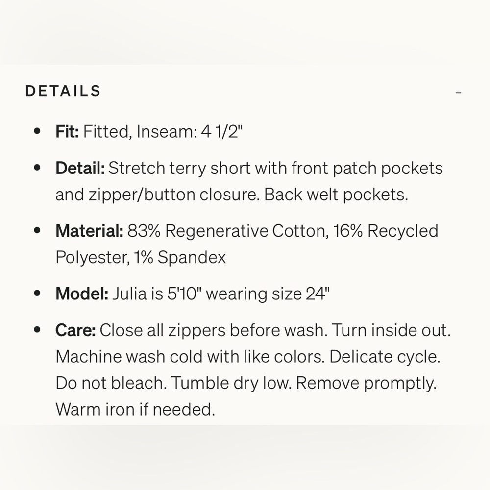 Faherty Stretch Terry Shorts Size 28 Ocean Glass - Picture 3 of 6
